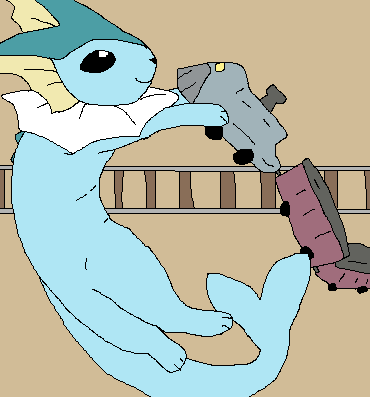 Playing with toy
